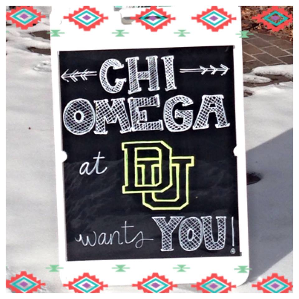 Chi Omega welcomes new pledge class – DU Clarion