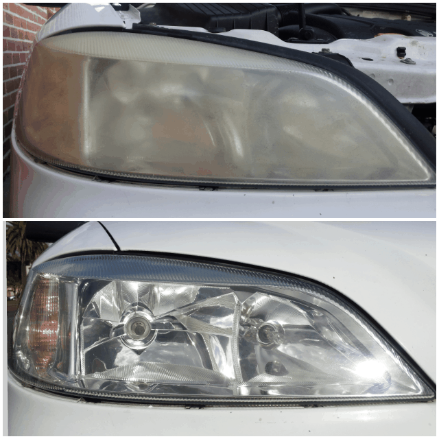 Polycarbonate Edge Polish and dull Car Headlights