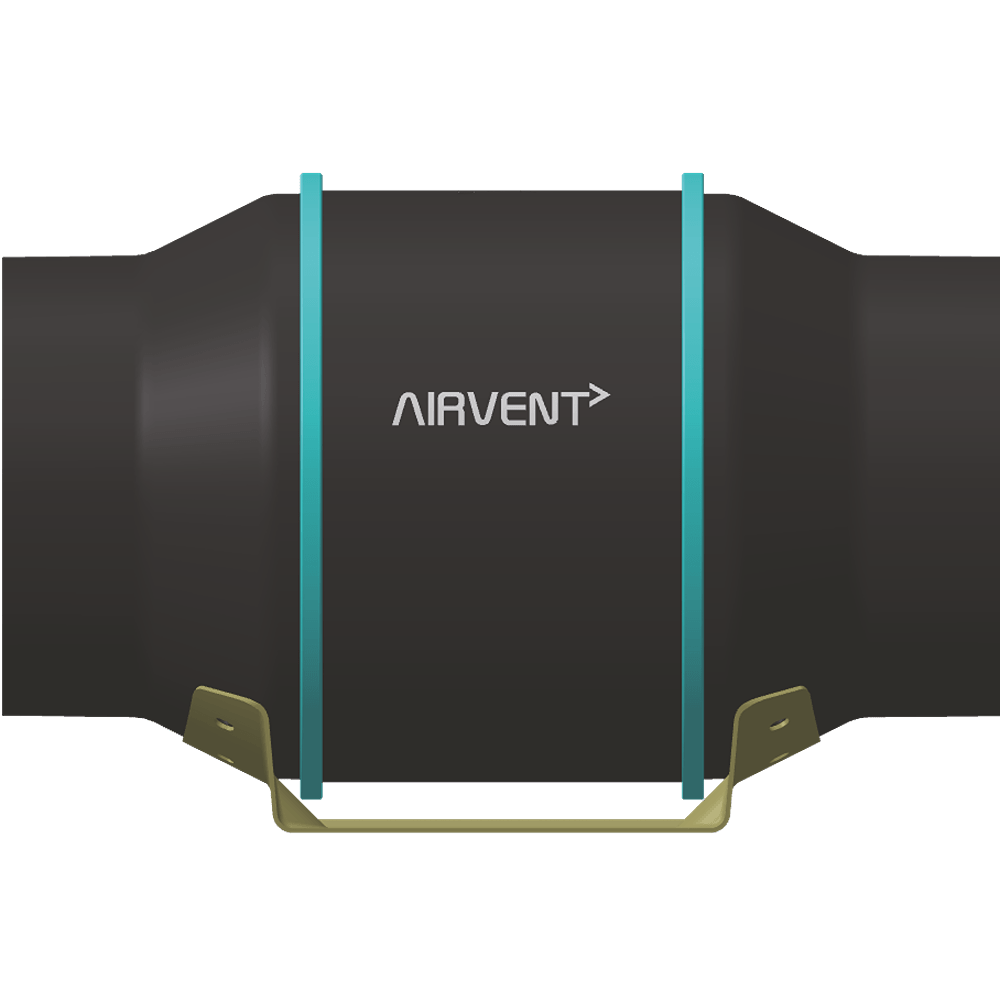 Airvent EC Inline Fan Variable Speed 150mm 70W Ductlab Australia
