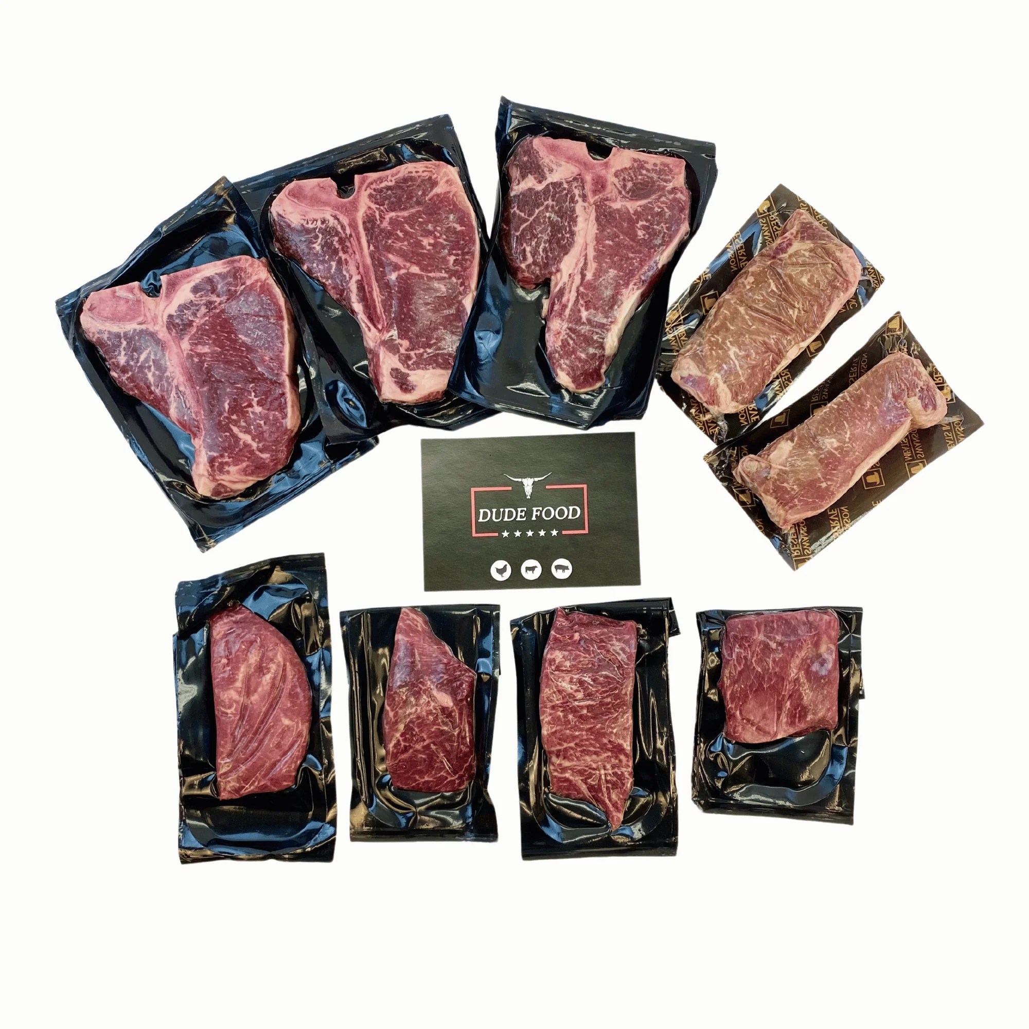 Locally Sourced American Premium Steaks Dude Food High Steaks Box