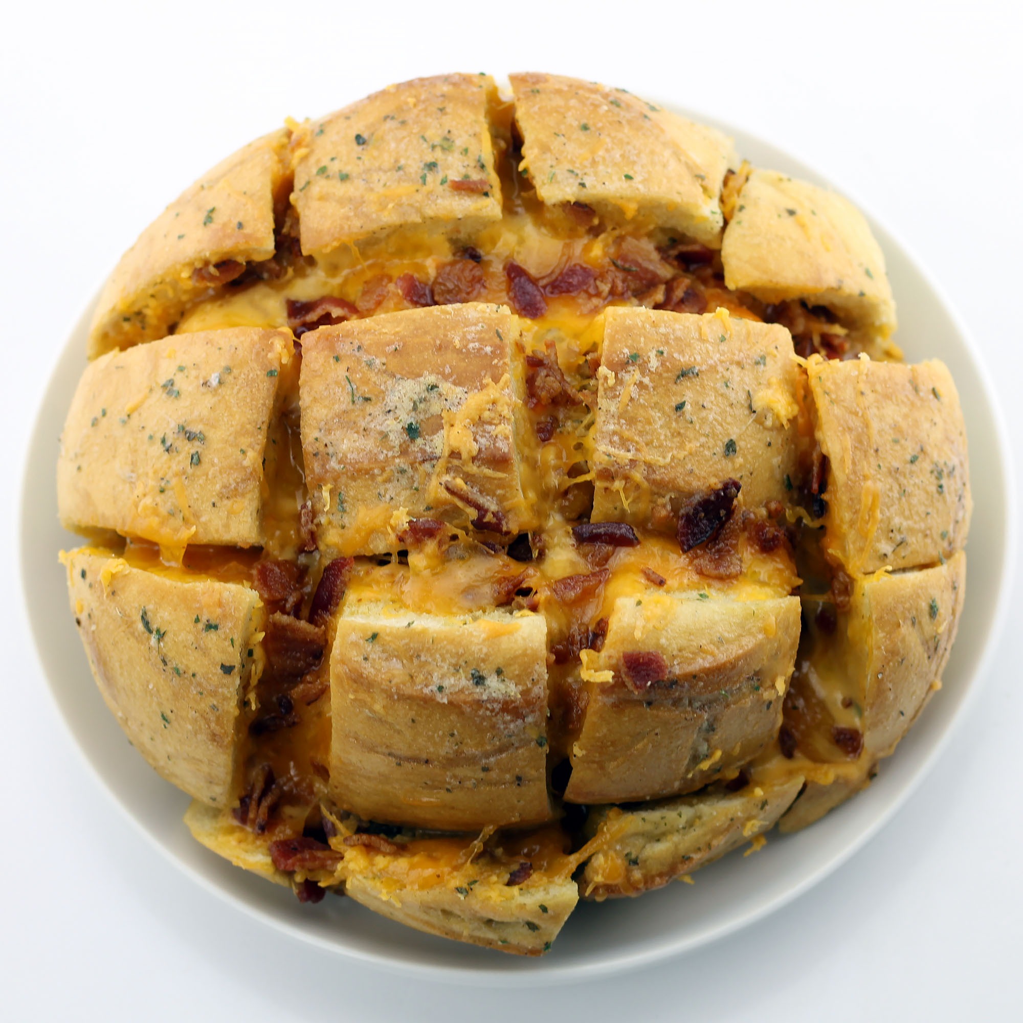 Cheddar Bacon Ranch Pull Apart Bread Recipe