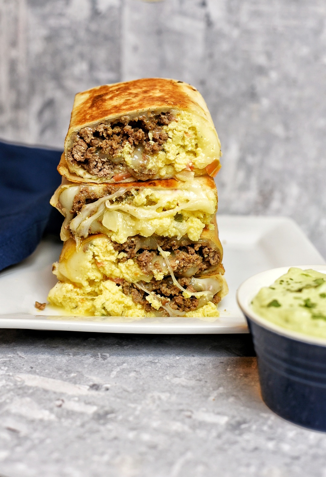 Cheesy Beef Breakfast Burrito Dude That Cookz