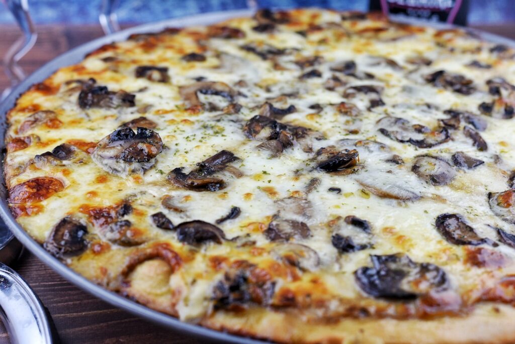 Black Truffle Mushroom White Pizza Dude That Cookz