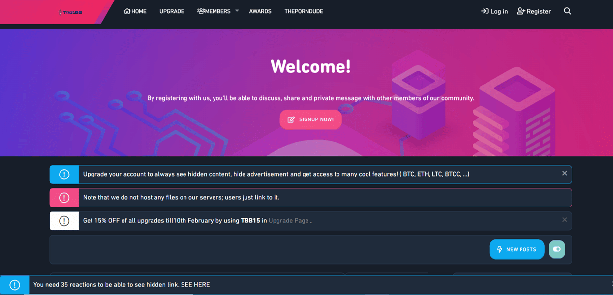 Thot BB & 12 Best Porn Forum Sites Like