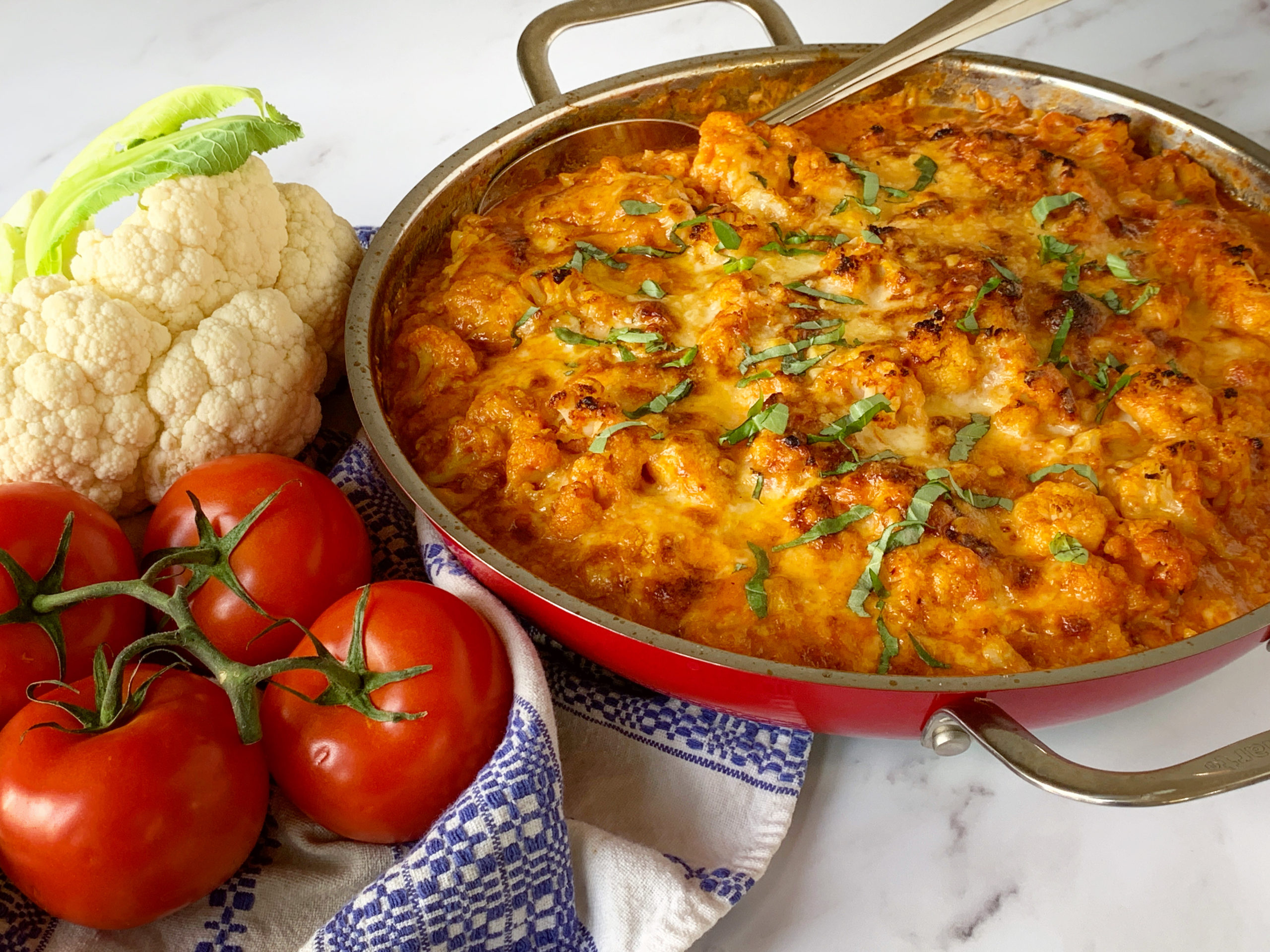 Creamy Cheesy Cauliflower alla Vodka Casserole Due Cellucci