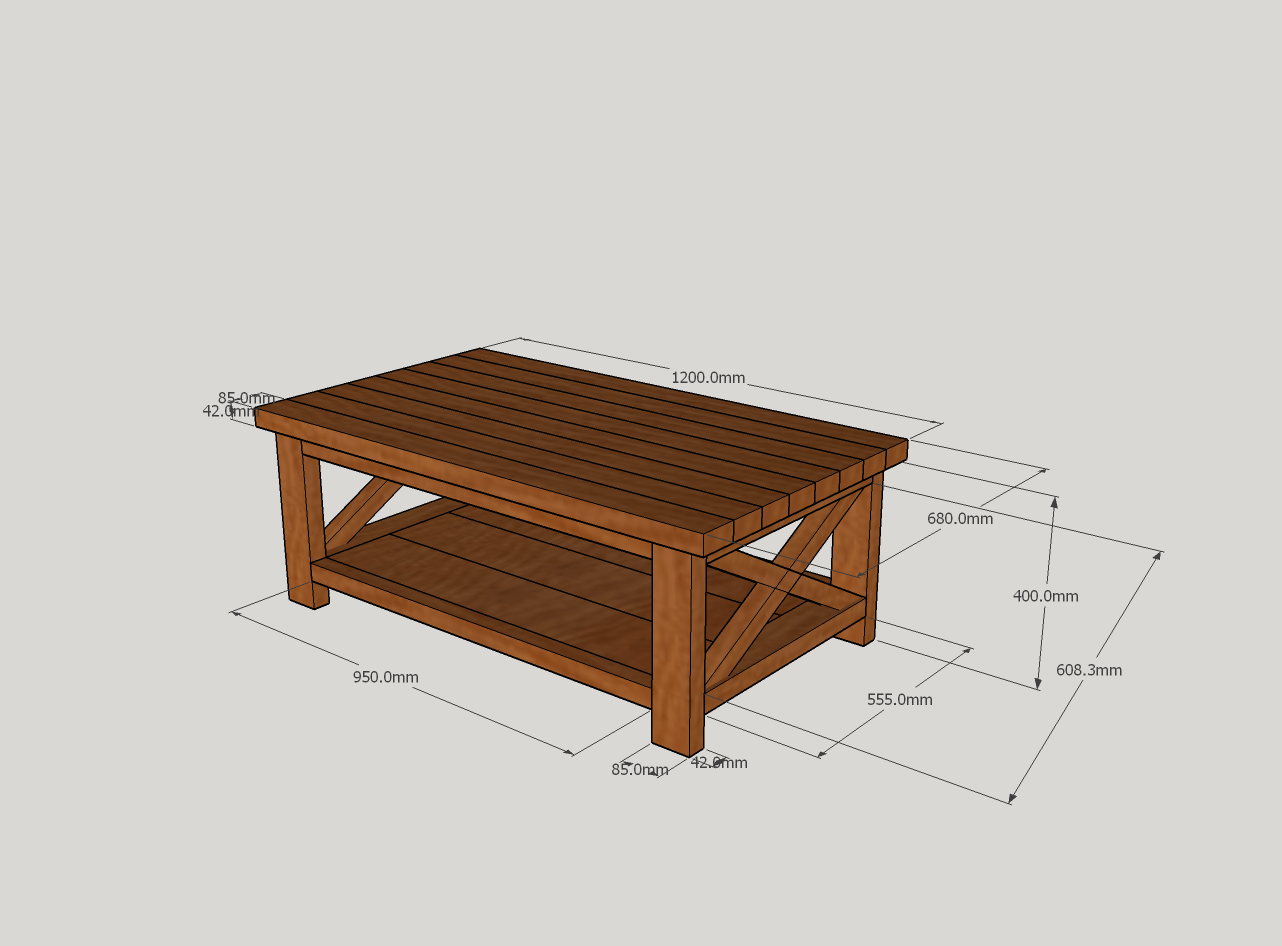 Making a Recycled Wood Coffee Table Australian Paddock