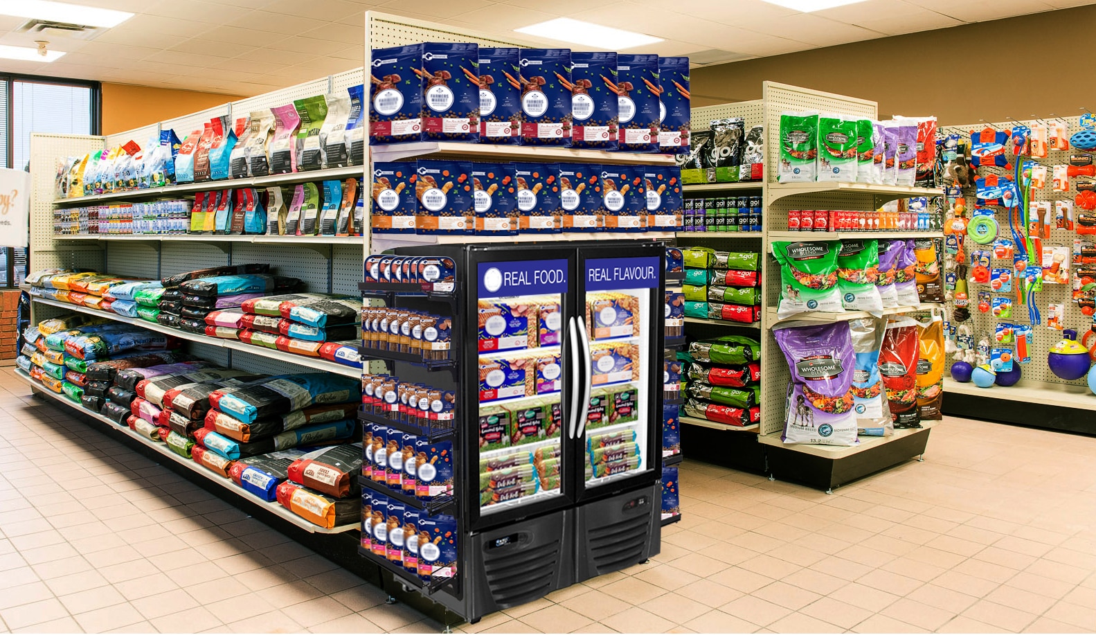 Due North, reimagines pet food retail commercial refrigeration
