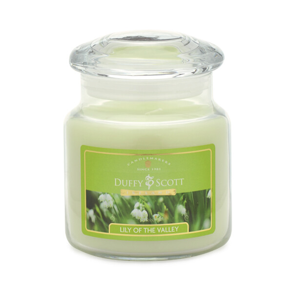Lily of the Valley Lidded Jar Duffy & Scott Candlemakers Ireland