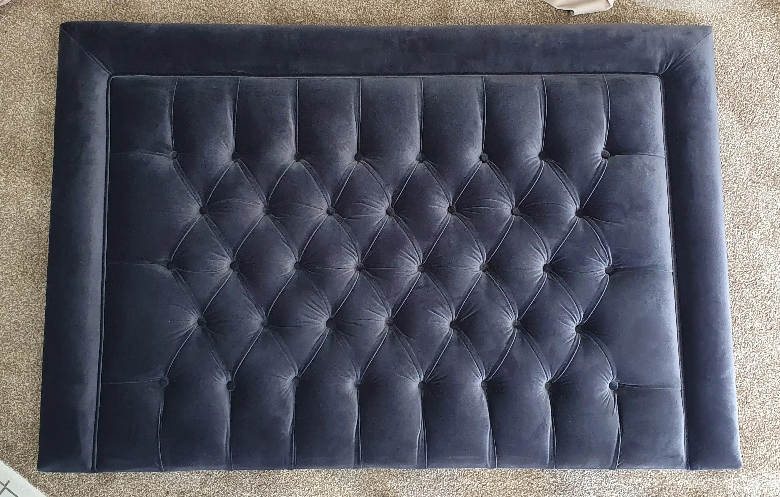 Deep Button Velvet Headboard Made in Ireland
