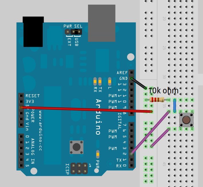 Single button combination lock using Arduino