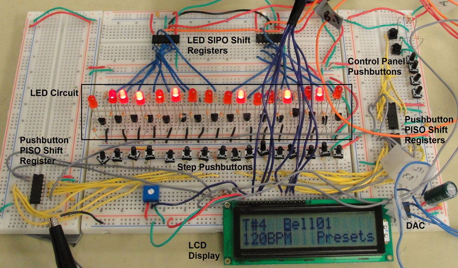 Step Sequencer Drum Machine Use Arduino for Projects