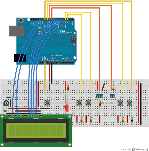 PID Thermostat For The Arduino duino
