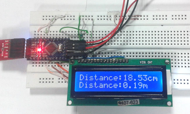Arduino Based Distance Measurement using Ultrasonic Sensor