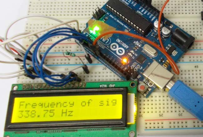 Frequency Counter using Arduino Use Arduino for Projects
