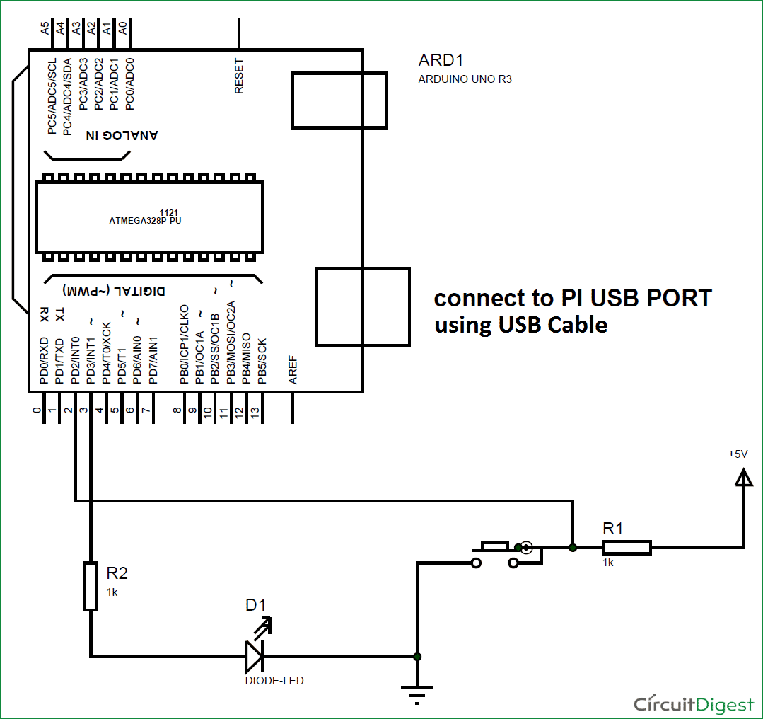 Interfacing Arduino with Raspberry Pi using Serial Communication Use