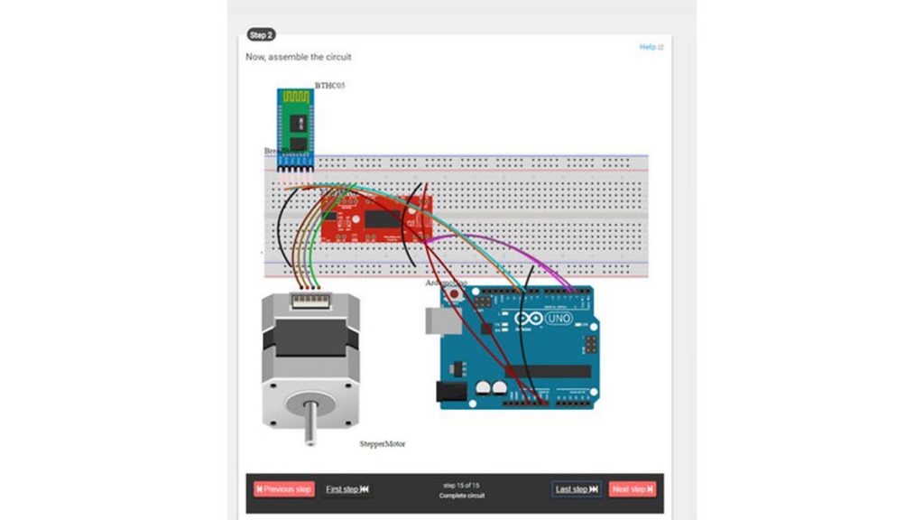 Arduino Bluetoothcontrolled MiniLift duino