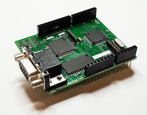 VGADuinoII The New 256 Color Graphic Shield for Arduino