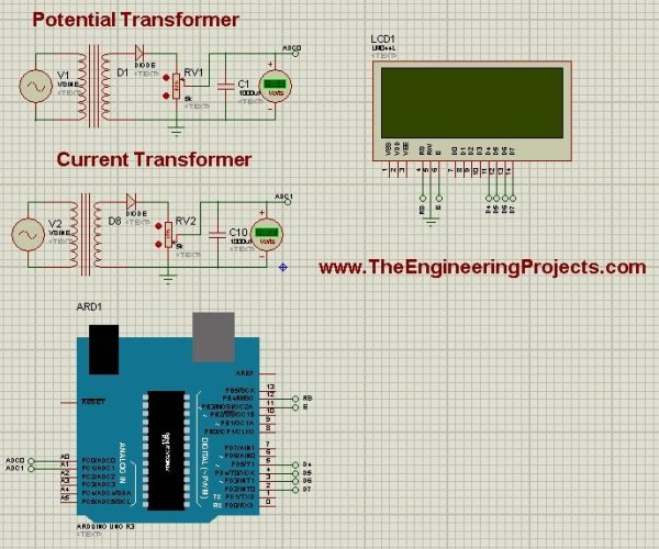 ADC value on LCD using Arduino duino