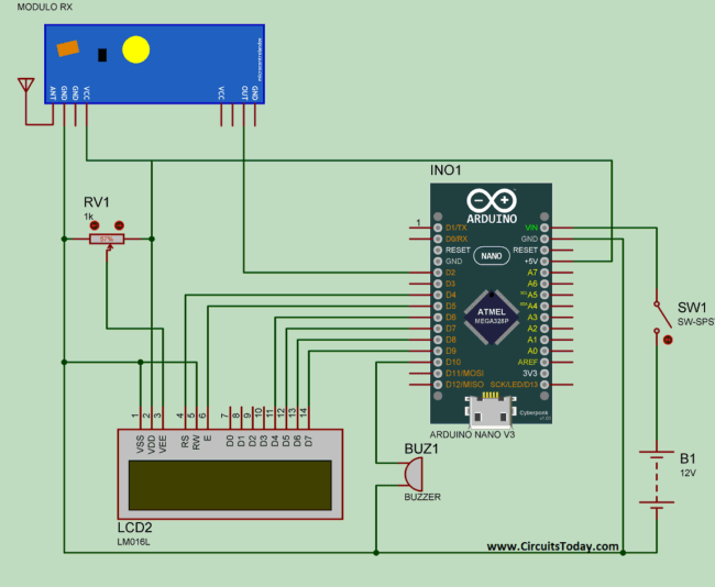 Water Level Indicator Circuit Diagram On Breadboard Circuit Diagram
