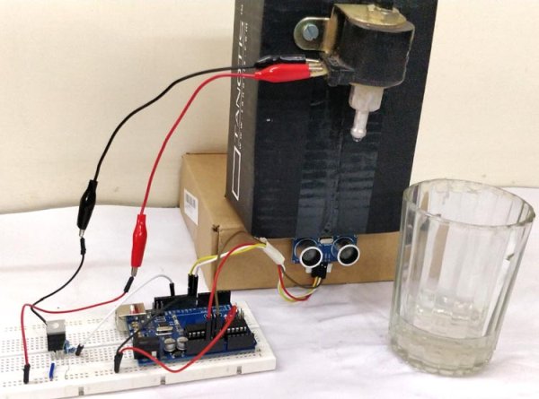 Automatic Water Dispenser using Arduino - duino