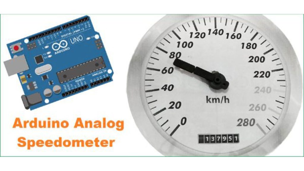 Analog Speedometer Using Arduino and IR Sensor duino