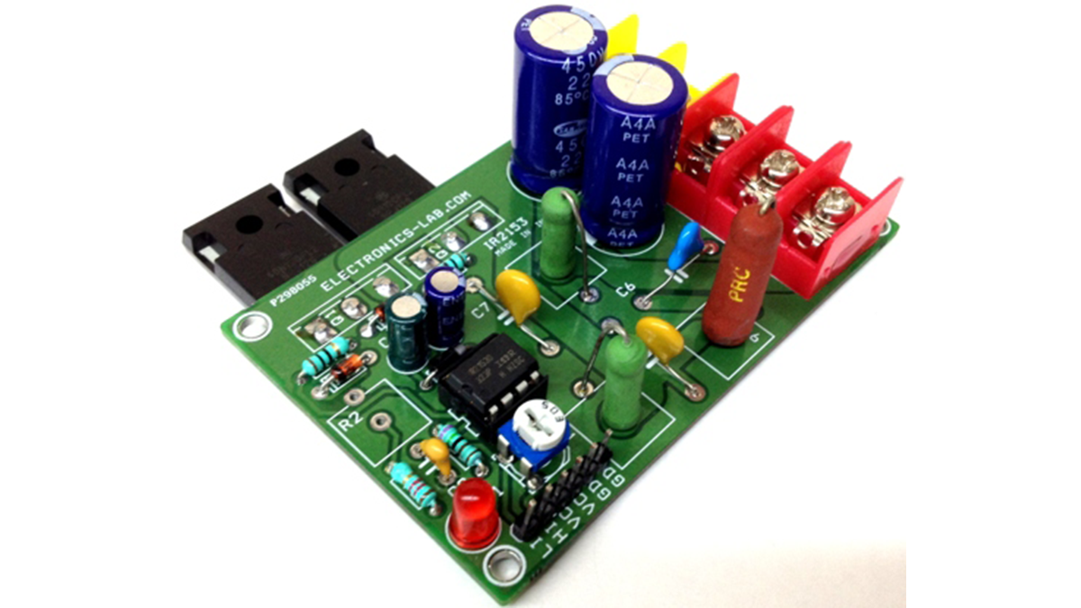High VoltageCurrent Half Bridge Driver Using IR2153 & IGBT duino