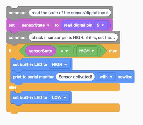 PIR Motion Sensor With Arduino in Tinkercad duino
