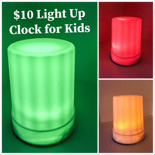 Light Up Clock for Kids Green Means Go! Red, Stay in BED!!! duino
