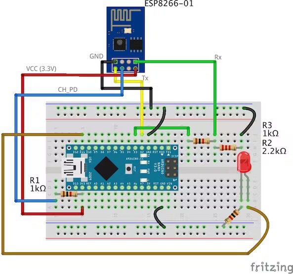 IoT Using ESP8266-01 and Arduino