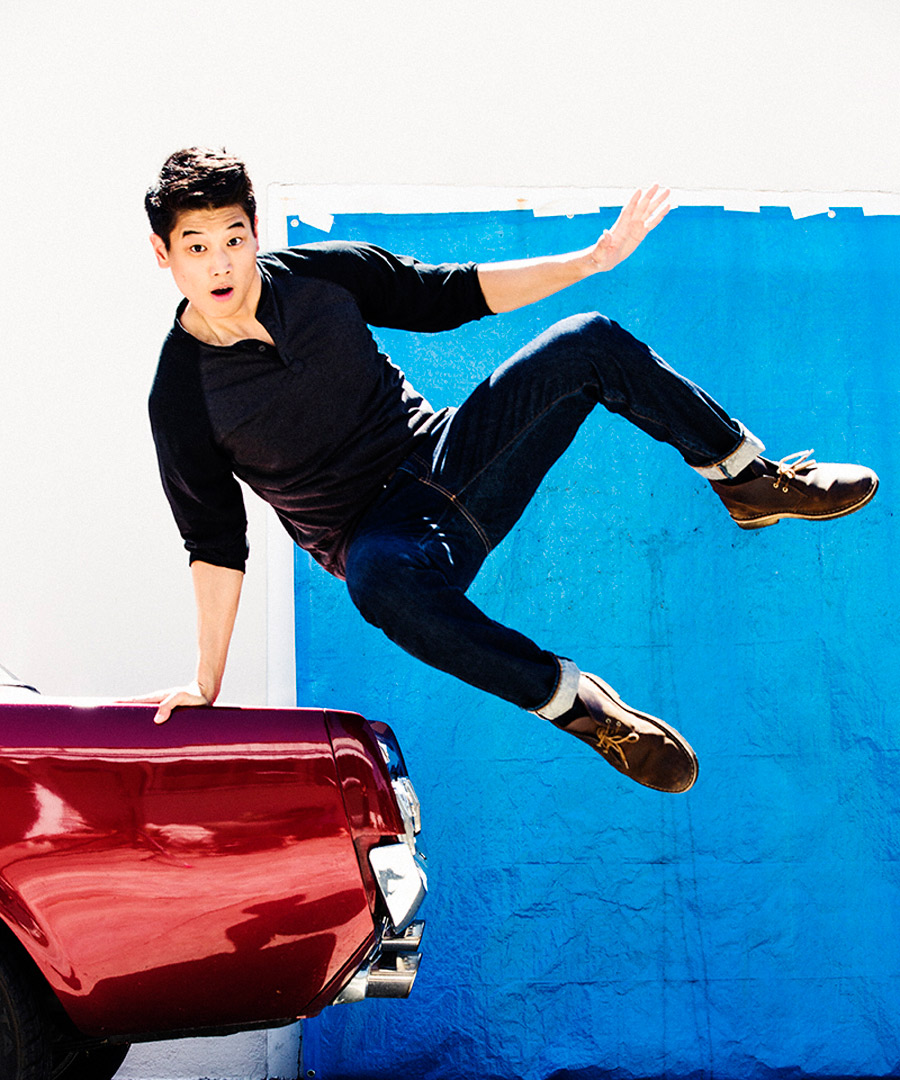 Ki Hong Lee on "Maze Runner The Scorch Trials" DuJour