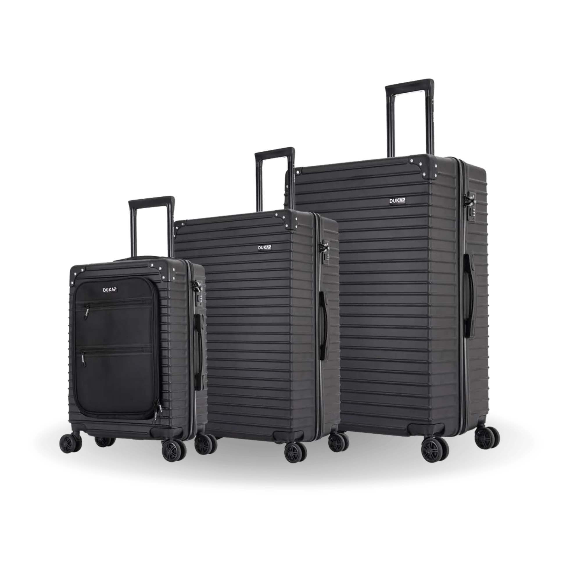 TOUR Hardside Spinner 3 Piece Luggage Set 20/28/32 Inches Dukap