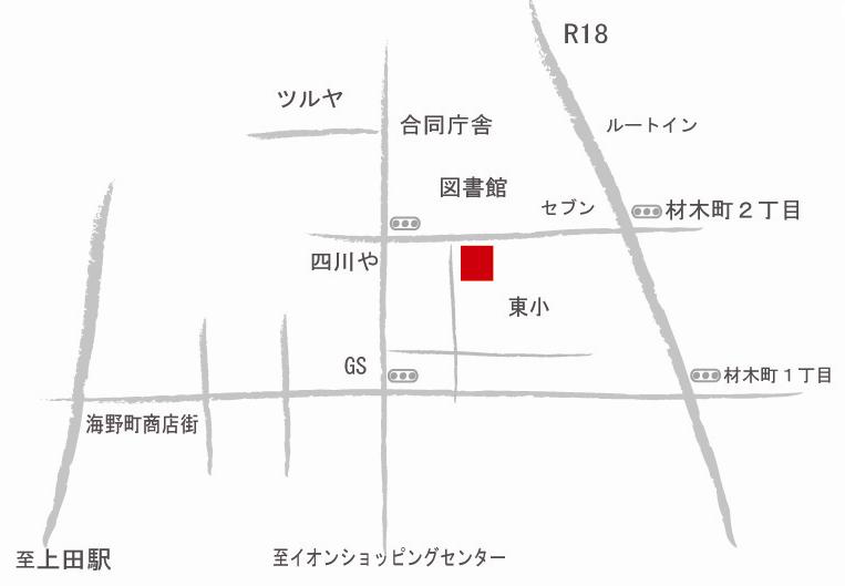 アクセス、地図｜長野県上田市のマッサージ＆リラクゼーション サロン デュ リエール