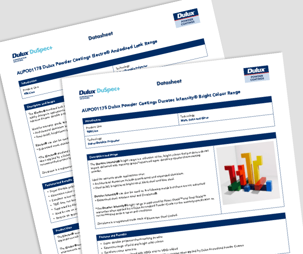 Datasheets & Safety Data Sheets Dulux Powder Coatings