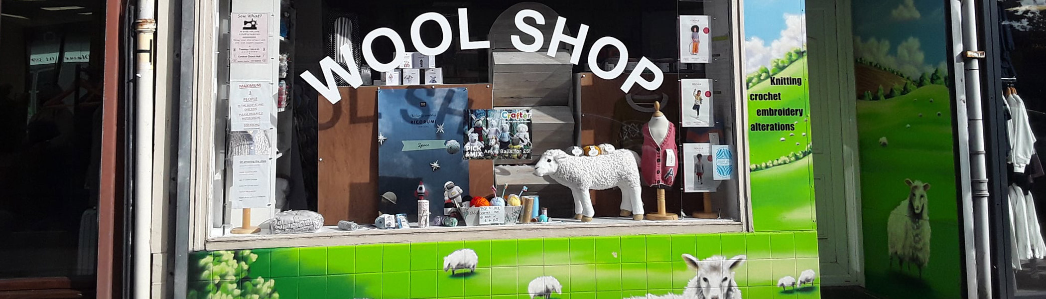 Threads Wool Shop in Dumbarton providing wools and haberdashery