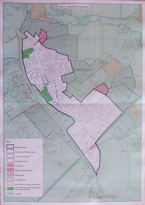 lowdham development map dumbles.co.uk
