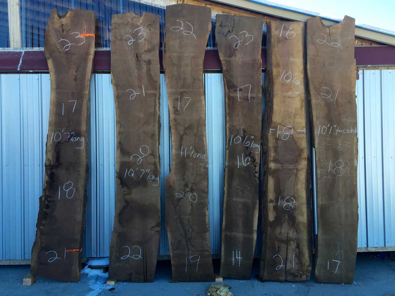 Custom Kansas Walnut Slabs Dumonds Custom Furniture