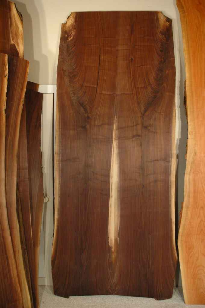 BOOKMATCHED WALNUT SLAB TABLE TOP Dumonds Custom Furniture