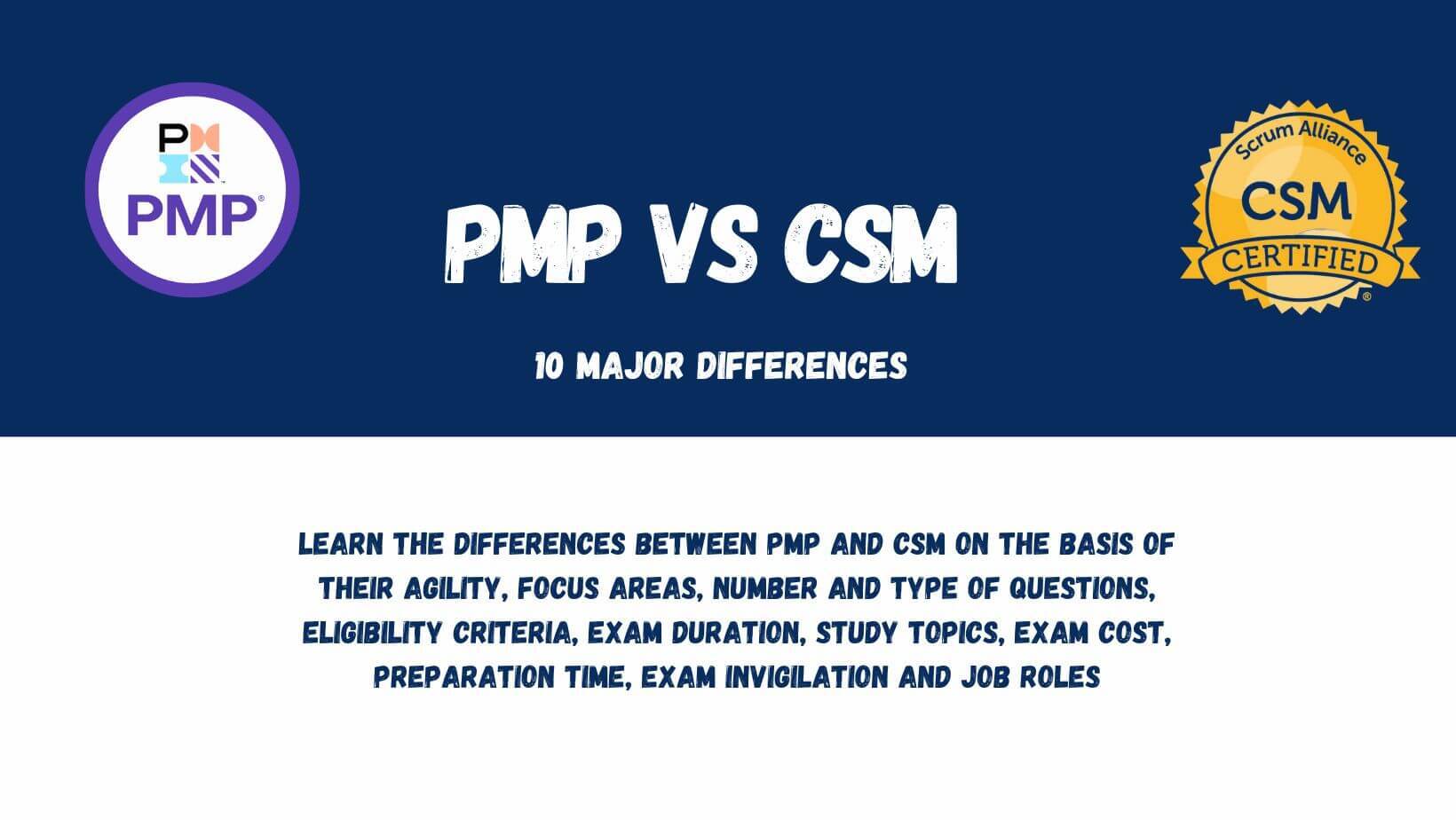 PMP Vs CSM Decoding The Differences Between CSM And PMP, 43 OFF