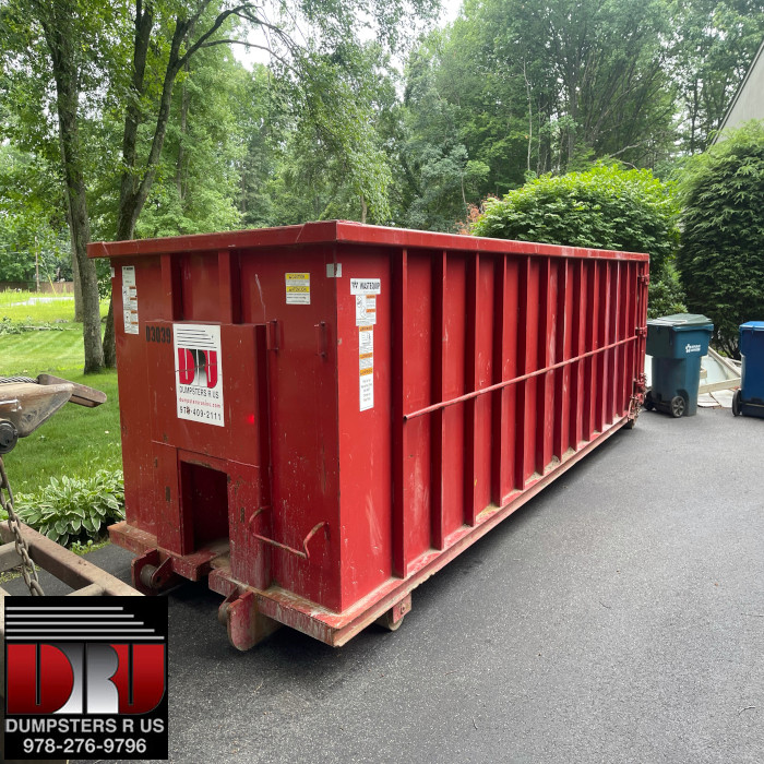 30 yard dumpster rental in Tewksbury MA for a moving cleanout