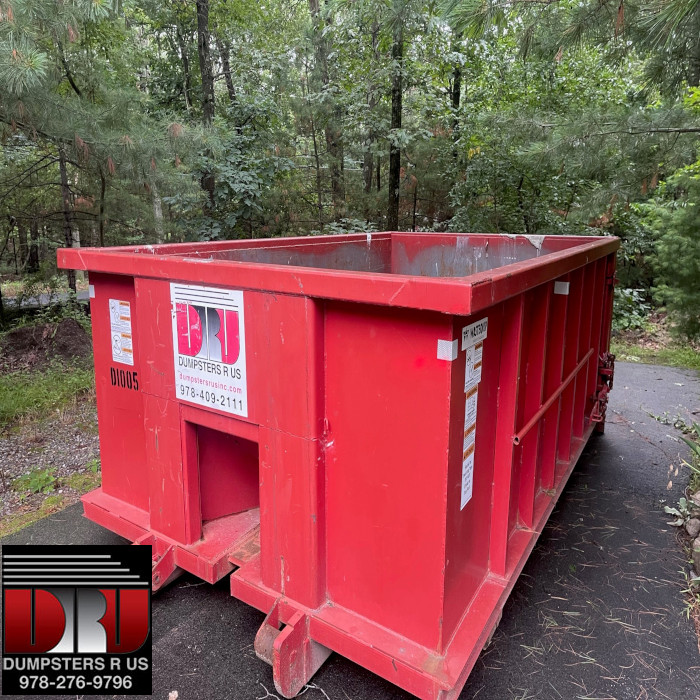 10 yard dumpster rental for a bathroom renovation in Andover, MA