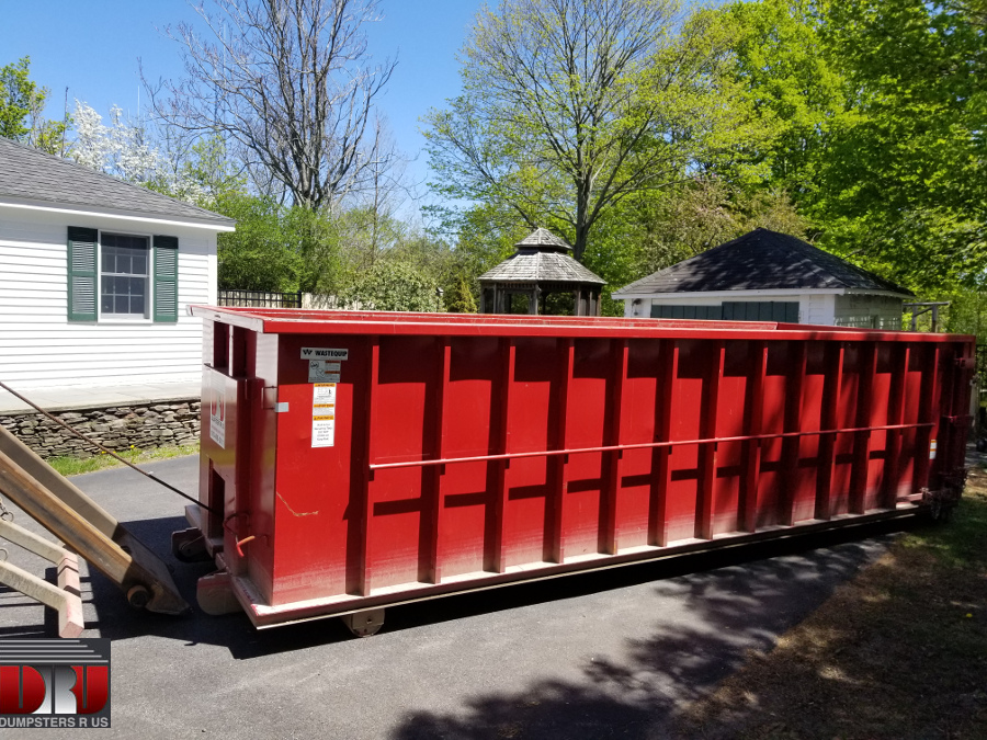 Dumpsters R Us 20 yard 4 ton for shed clean out in West Newbury, MA