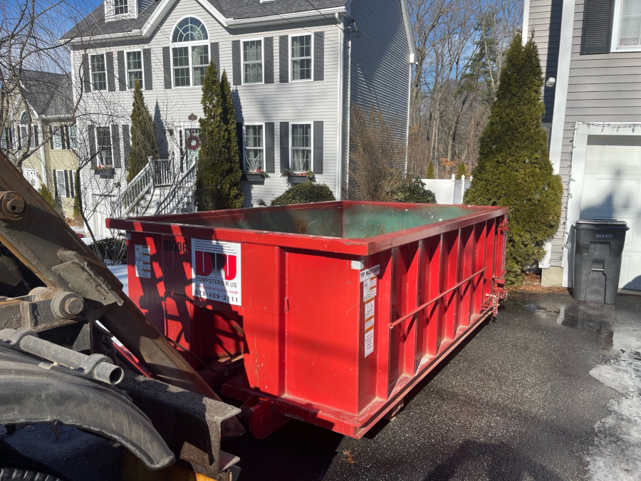 10 yard dumpster rental in Haverhill for a household clean out