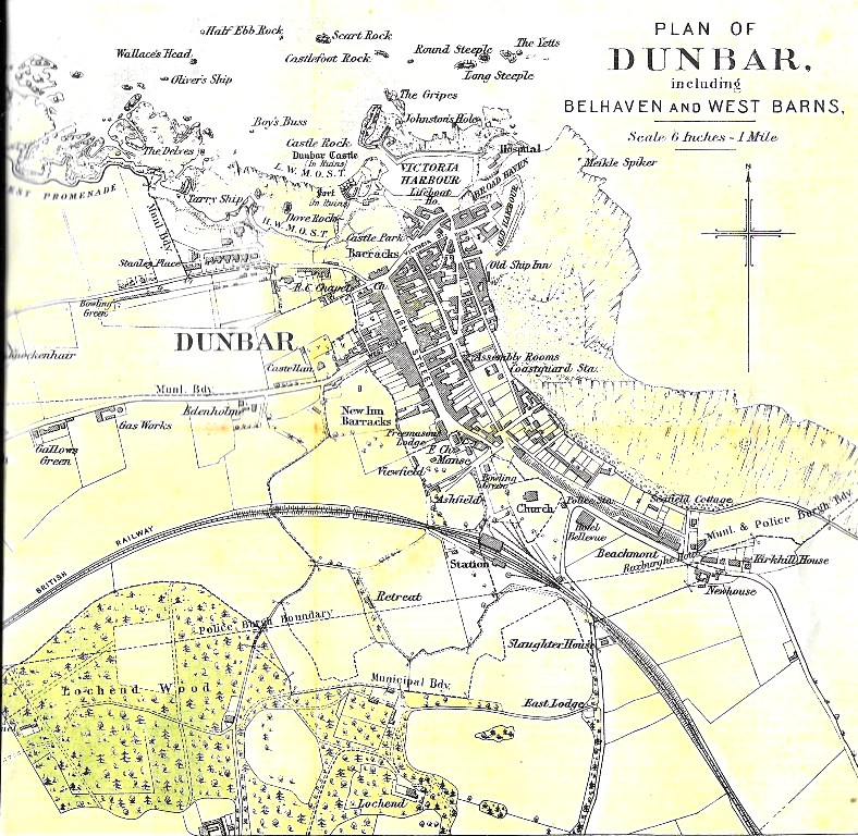 Plan of Dunbar including Belhaven and West Barns Dunbar & District