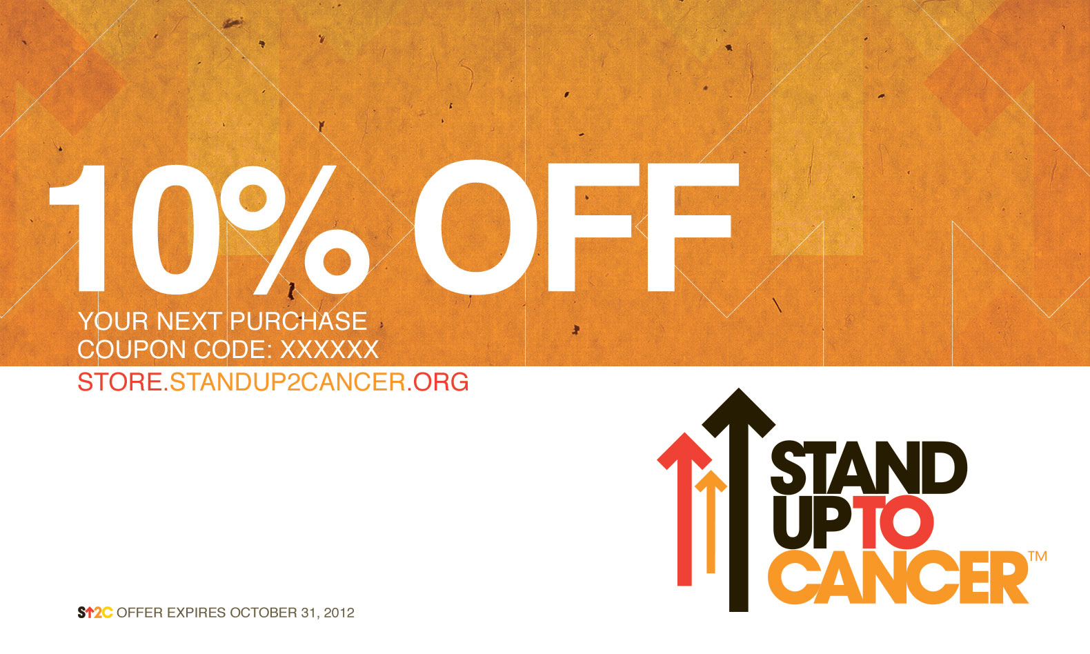 Stand Up 2 Cancer Coupon Design Duncan Arsenault