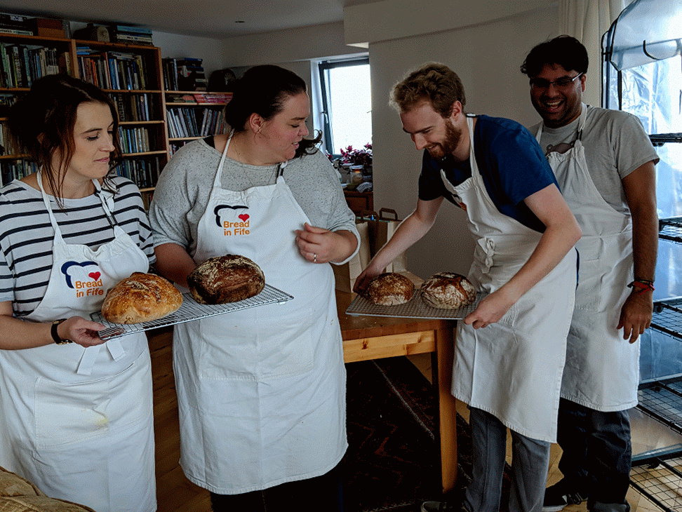 Bread making animated remix dot gif Duncan Stephen