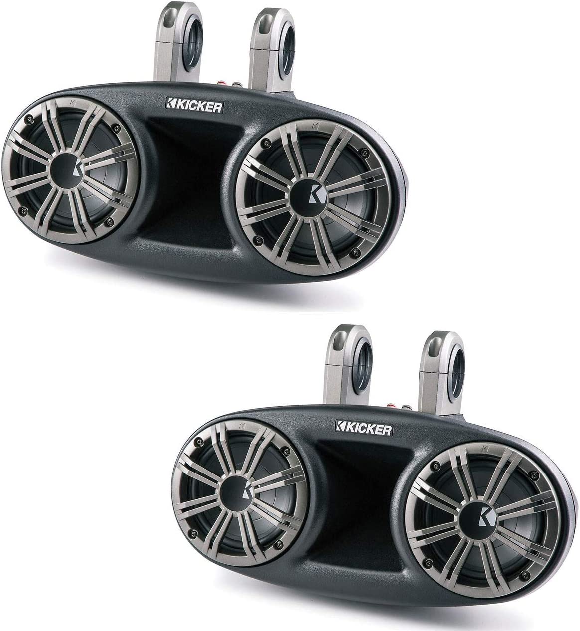 Kicker KMT674 Marine Speaker Tower System - Dune Autos