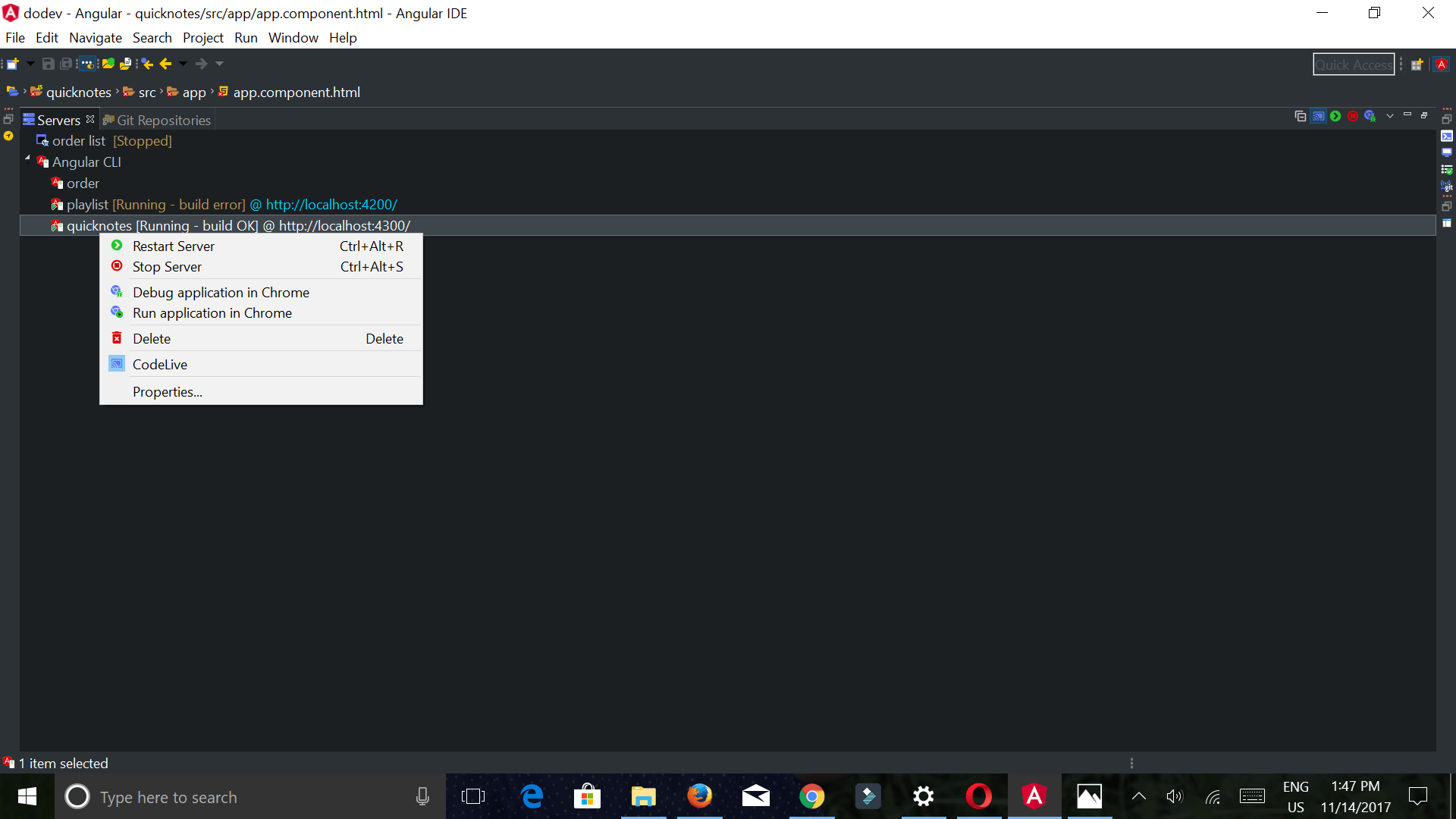 Create a Note Taking App using Angular Dunebook