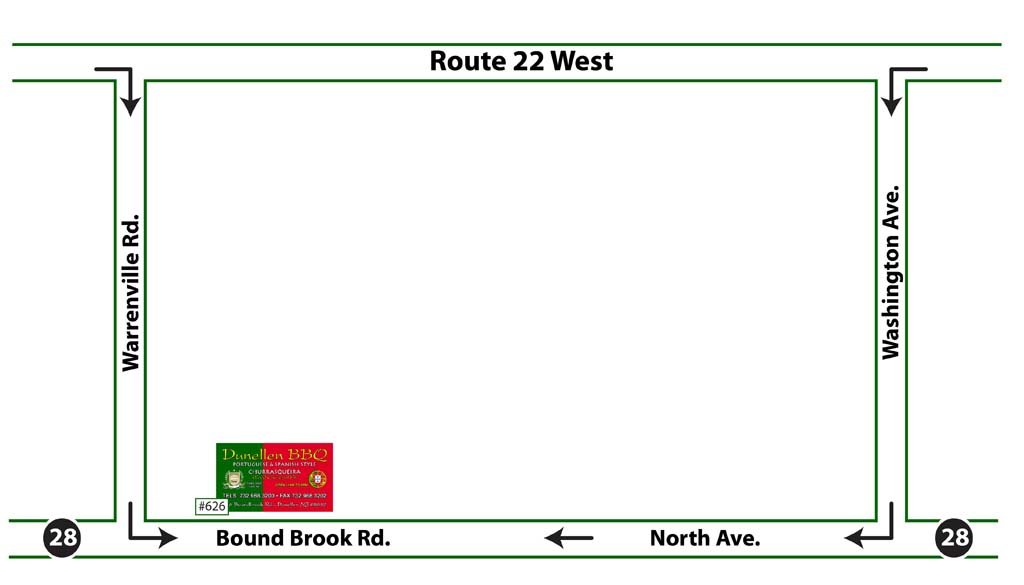 Directions Dunellen BBQ