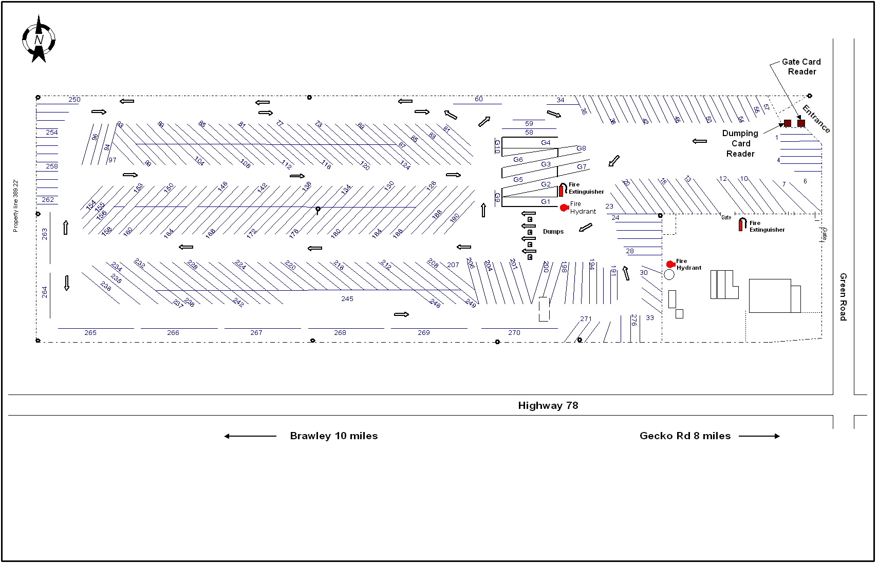 Property Map Dunes Edge Storage