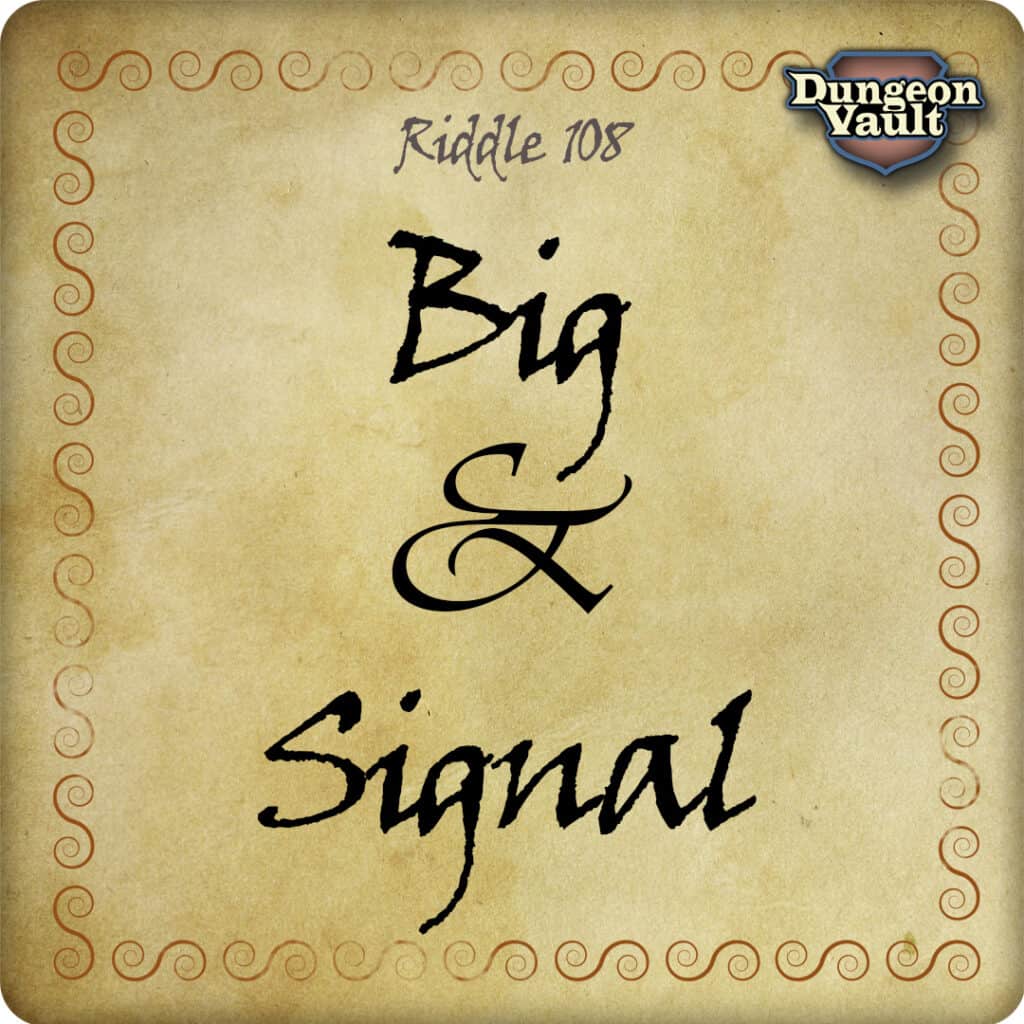 Riddle 108 for Dungeons & Dragons • DungeonVault